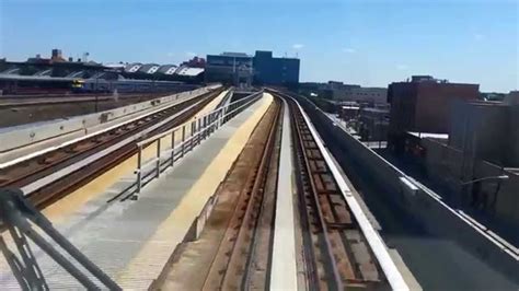 Airtrain Jfk Arriving At Jamaica Station Queens Nyc 2014 Youtube