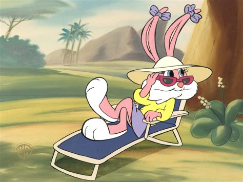 Tiny Toons Original Production Cel Babs Bunny In 2022 Looney Tunes