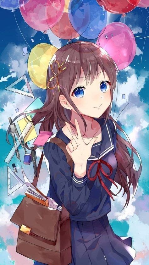 Ghim Của Trên Anime Girl Trong 2019 Anime Anime School Girl Và