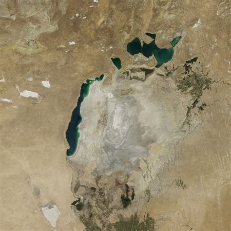 La Cuenca Oriental Del Mar De Aral Se Seca Completamente Nuestromar