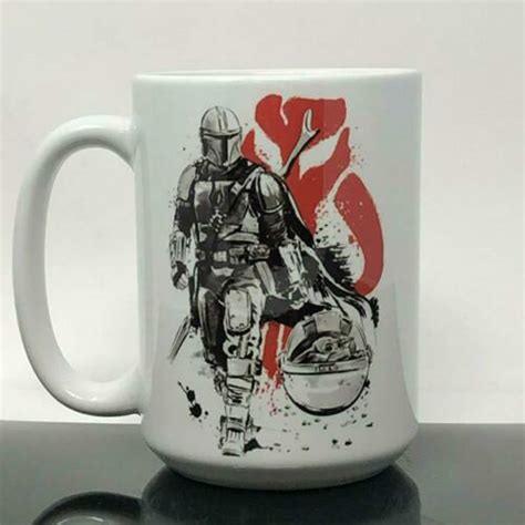 The Mandalorian Mug Star Wars Coffee Mug Star Wars Fan T Etsy