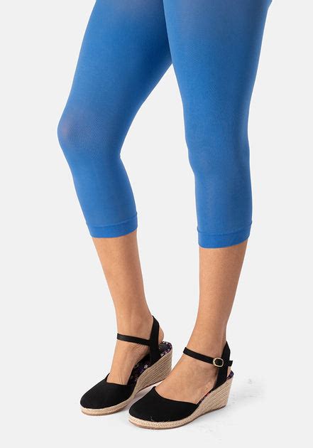 Premium 50 Denier Capri Tights Cobalt Popsy Clothing