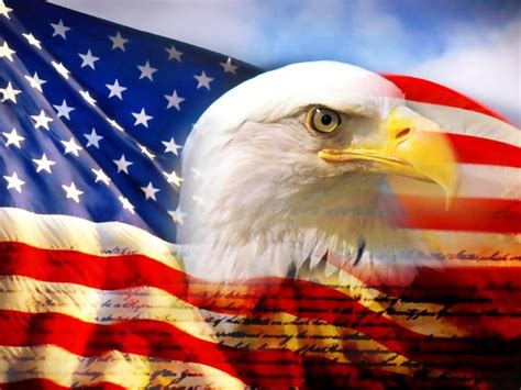 49 American Flag Eagle Wallpaper On Wallpapersafari