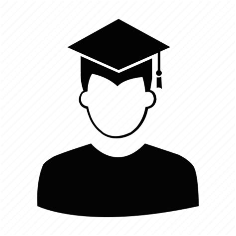 Graduate Graduation Male Person Profile User Worker Icon