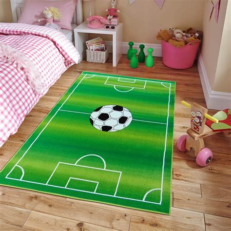 Home kids room decor kids sports decor kids soccer bedroom decor kids soccer room from table lamps to ceiling & desk lamps you are sure to find the perfect soccer themed light fixture. Buy New Green Soccer Rugs for Boys Rooms Soccer Field ...