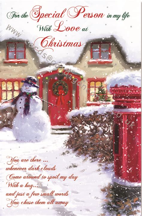 Special Person At Christmas Greeting Cards By Loving Words