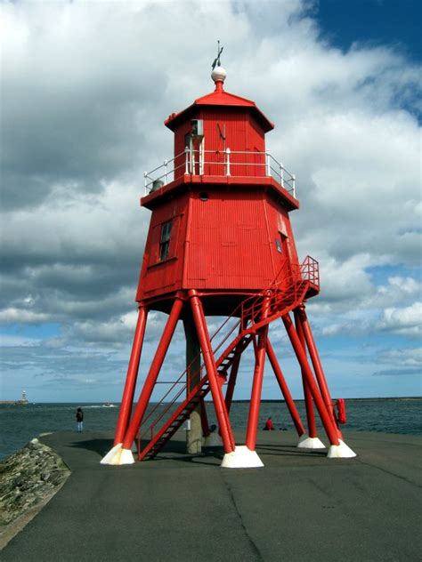 Photographs Of Newcastle South Shields Herd Groyne Lighthouse