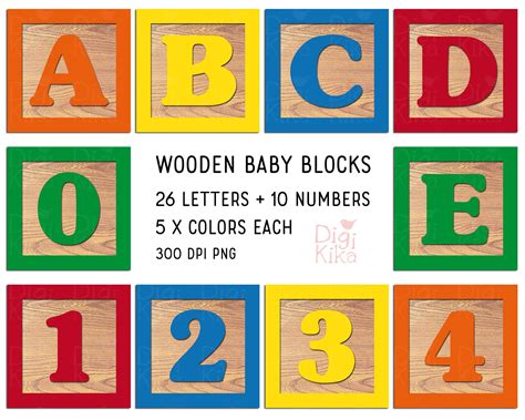 Baby Block Clipart Alphabet