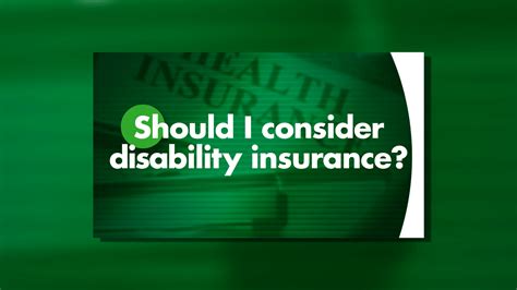 Should You Consider Disability Insurance