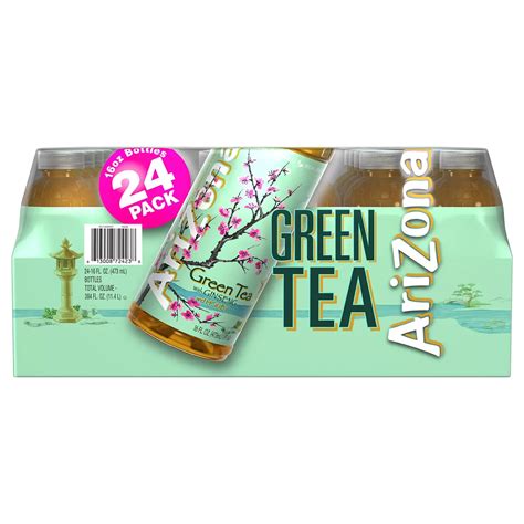 Arizona Green Tea With Ginseng And Honey Oz Bottles Shop Tea At H E B