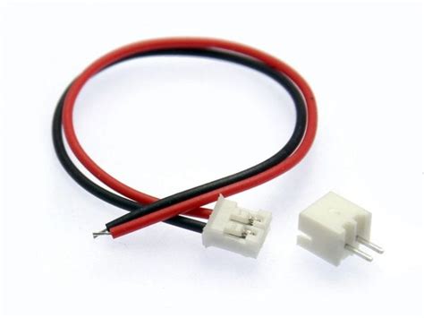 Jst Ph 20 2 Pin Connector Plug W Wire Solarbotics Ltd