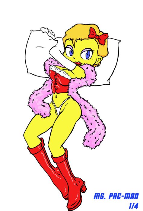 Rule 34 Original Artist Tbd Beauty Mark Boots Bow Corset Cute G String Ms Pac Man Opera