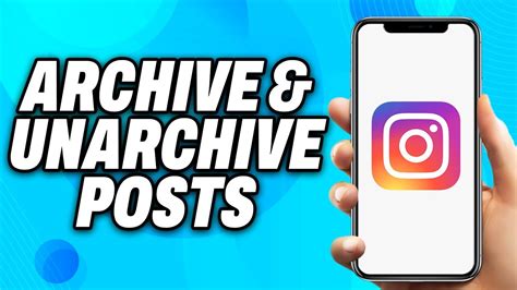 How To Archive And Unarchive Instagram Posts Easy Fix Youtube