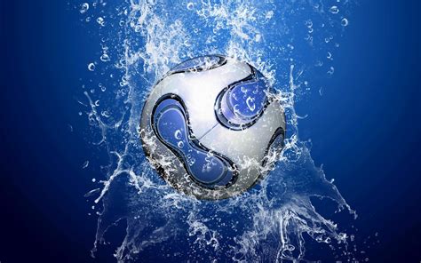 Free Download Soccer Football Wallpapers Blue White Soccerball