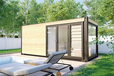 container house sauna cabin v7 summer house 24