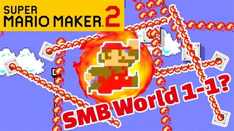 ด่าน Super Mario Bros World 1 1 ระดับยากนรก Super Mario Maker 2
