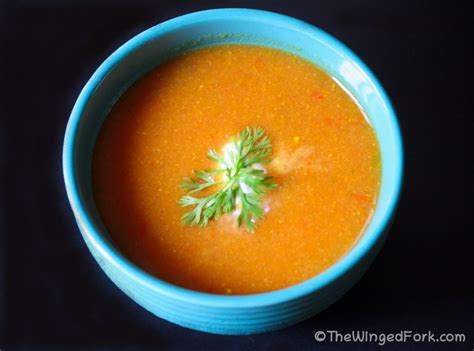 Homemade Tomato Carrot Soup Recipe Abby S Plate