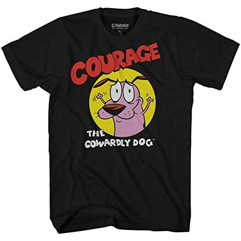 Cartoon Network Mens Throwback Shirt Courage The Cowardly Dog Tee