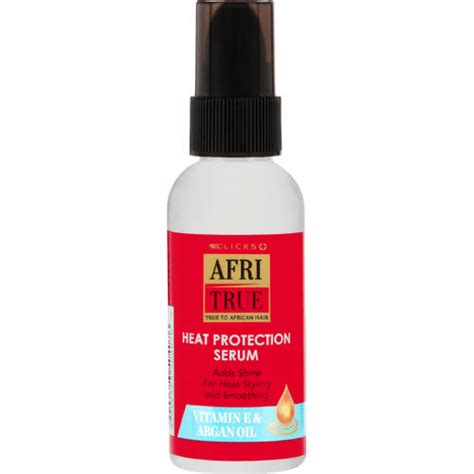 Click & find hair serum range for dry scalp problems. Afri True Heat Protection Serum 60ml - Clicks