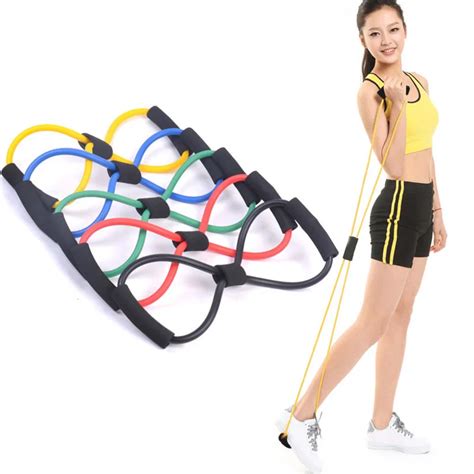 Resistance Bands Shaped Fitness Elastic Rubber Loops Latex Pull Rope Sports Rubber Expander