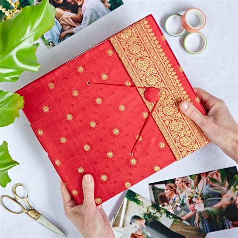 Handmade Large Sari Photo Album By Paper High In 2023 Cotton