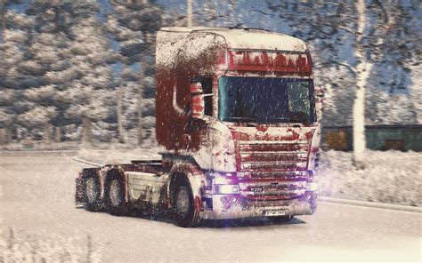 Snow Skin For Scania R Streamline By Rjl And Scs Ets2 Euro Truck