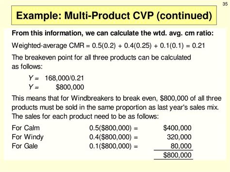 The above analysis can be adapted to take into account multiple products rather than just one. PPT - Cost-Volume-Profit Analysis PowerPoint Presentation ...
