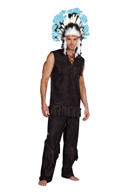 Mens Native American Chief Costume