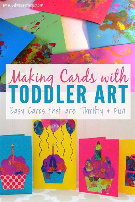 Making Cards With Toddlers Creating Greeting Cards From Toddler Art