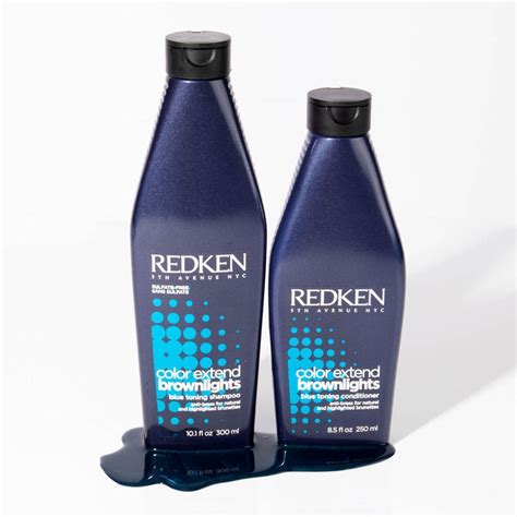 Blue Shampoo And Conditioner For Brunettes Redken Blue Toning