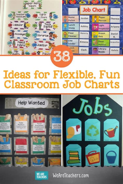 Printable Classroom Job Charts Pictures Labb By Ag