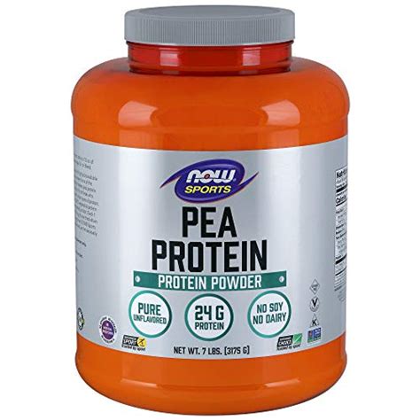 Now Sports Nutrition Pea Protein 24 G Fast Absorbing Unflavored