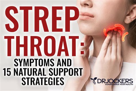 strep throat symptoms and 15 natural support strategies