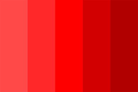 A Red Palette Color Palette