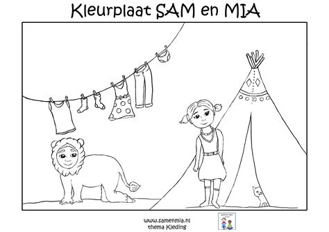 Kleurplaten Kleding Peuters