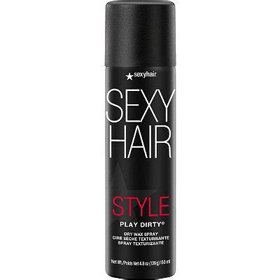 Oftentimes, our favorite brands will come out with products that include some sort of technology that would make our lives much we asked the all things hair editors to explain how they would feel about using a spray wax on their hair. Style Sexy Hair Play Dirty Dry Wax Spray | Ulta Beauty