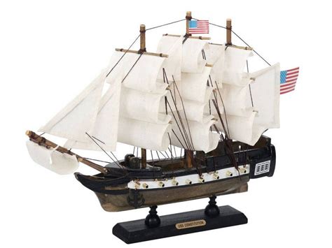 Buy Wooden Uss Constitution Limited Tall Ship Model 12in Model Ships