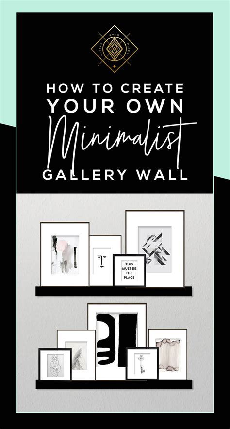 How to Create a Minimalist Gallery Wall • Little Gold Pixel