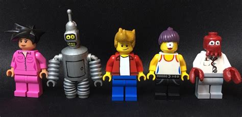 These Are Some Of The Custom Lego Futurama Minifigures That I Made 😁