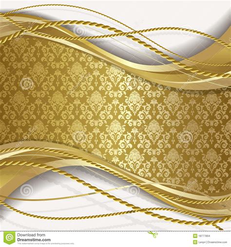 White And Gold Background Stock Vector Illustration Of