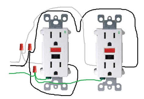 A single line diagram shows the distribution path from main. electrical - How do I properly wire GFCI outlets in ...