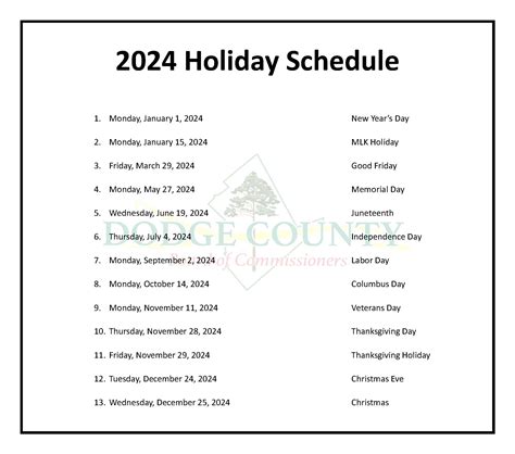 Pnct Holiday Schedule 2024 - Netty Benetta