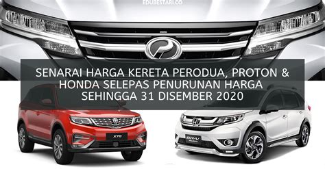 Pricelist perodua ini adalah harga rasmi yang. Senarai Harga Kereta Perodua, Proton & Honda Selepas ...