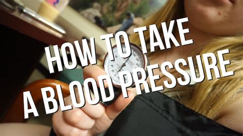 How To Take A Blood Pressure Youtube
