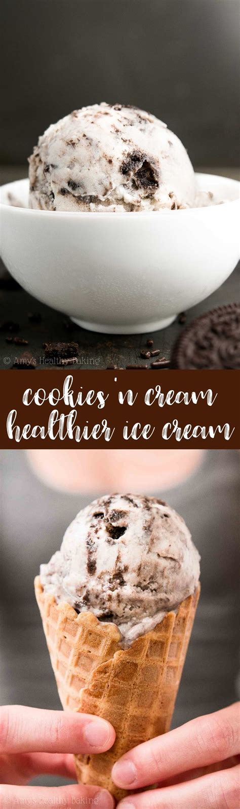 I increased the pumpkin and got rid of whole eggs for egg whites just to decrease the calories. {HEALTHY!} Cookies 'n Cream Ice Cream -- only 86 calories ...