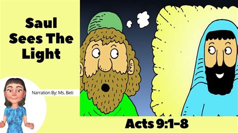 Childrens Bible Story Saul Sees The Light Youtube
