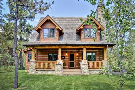 Plan 11549kn Rustic Cottage House Plan With Home Office Log Cabin