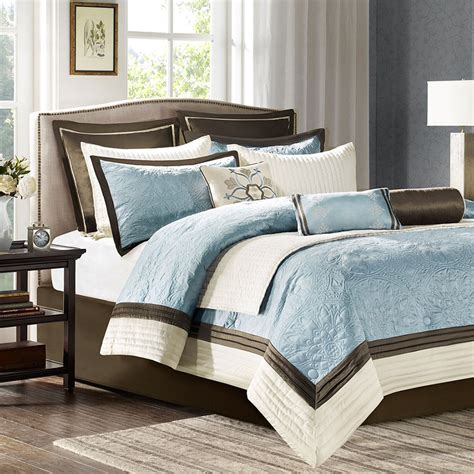 Nautica fairwater navy and white nautical comforter set. Juliana Blue by Madison Park - BeddingSuperStore.com