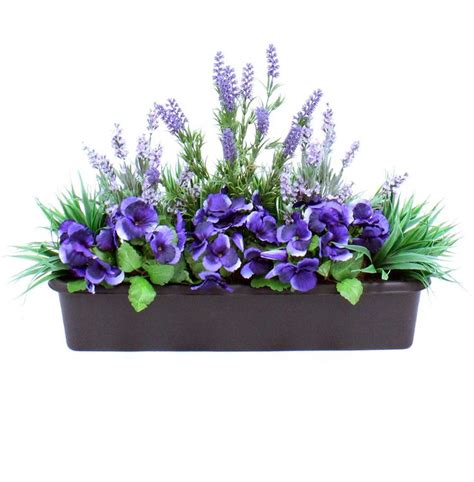But window boxes filled with artificial flowers and faux outdoor plants are a fabulous way to add the beauty and brilliance of greenery and blooms to your patio or garden. Pin on Garden ideas