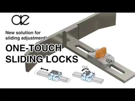 ONE TOUCH SLIDING LOCKS Sliding Latch Hardware Locking Mechanism Slide Lock YouTube